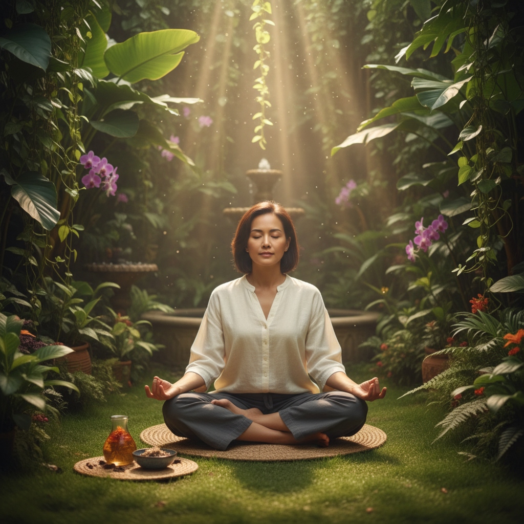 Person starting an active and balanced morning after taking Nexavol