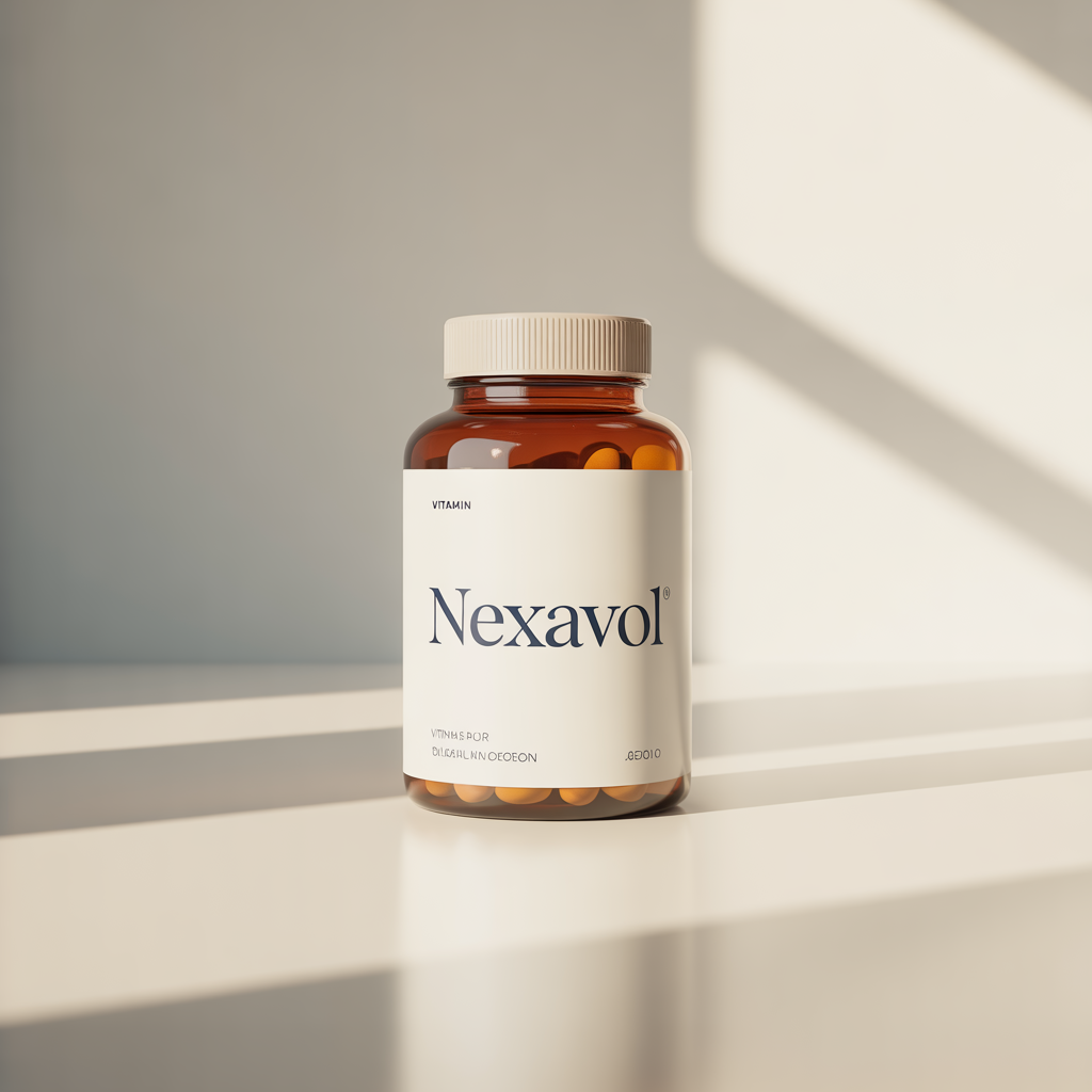 Nexavol natural daily tone and inner balance complex — product packaging